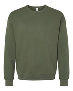 BELLA + CANVAS Unisex Sponge Fleece Drop Shoulder Crewneck Sweatshirt (Part 2 of 2) - Military Green