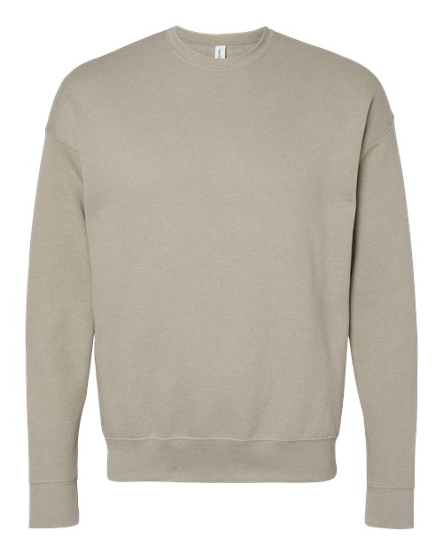 BELLA + CANVAS Unisex Sponge Fleece Drop Shoulder Crewneck Sweatshirt (Part 1 of 2) - Heather Stone