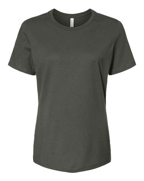 BELLA + CANVAS Women’s Relaxed Jersey Tee (Part 1 of 3) - Military Green