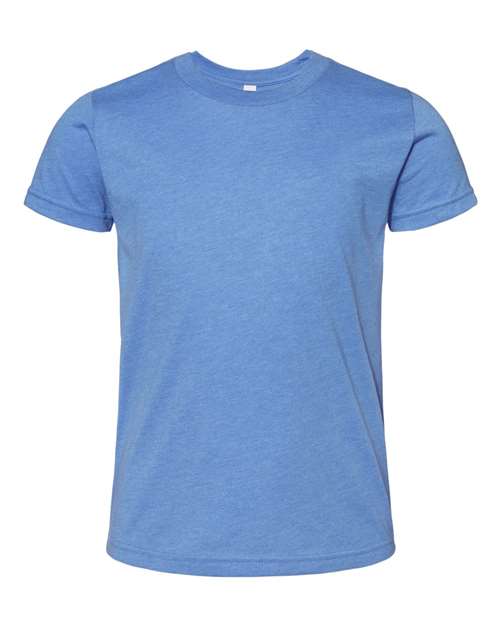 BELLA + CANVAS Youth Jersey Tee (Part 1 of 2) - Columbia Blue