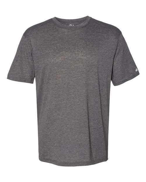 Badger Men's Triblend Performance T-Shirt - Black Heather