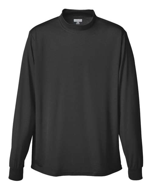Augusta Sportswear Unisex Wicking Mock Turtleneck - Black