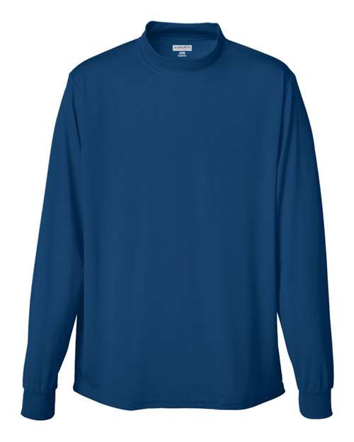 Augusta Sportswear Unisex Wicking Mock Turtleneck - Navy