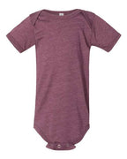 BELLA + CANVAS Infant Jersey One Piece - Heather Maroon
