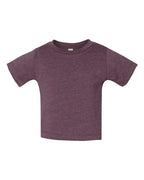 BELLA + CANVAS Infant Jersey Tee - Heather Maroon