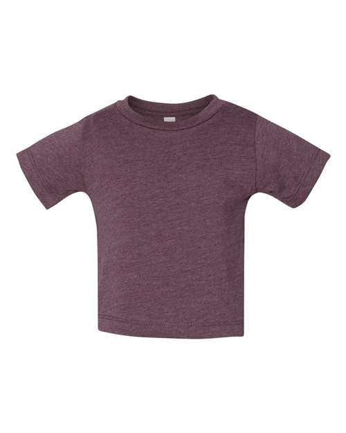 BELLA + CANVAS Infant Jersey Tee - Heather Maroon