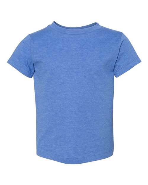 BELLA + CANVAS Toddler Jersey Tee (Part 1 of 2) - Heather Columbia Blue