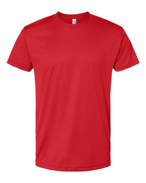 Bayside Unisex USA-Made Performance T-Shirt - Red