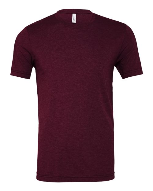 BELLA + CANVAS Triblend Tee (Part 4 of 5) - Solid Maroon Triblend