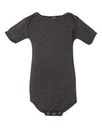 BELLA + CANVAS Infant Triblend One Piece - Charcoal Black Triblend
