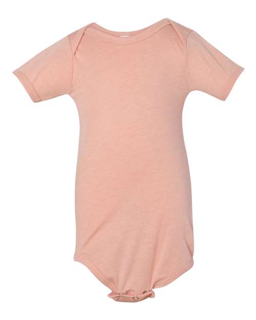 BELLA + CANVAS Infant Triblend One Piece - Peach Triblend