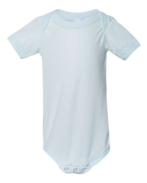BELLA + CANVAS Infant Triblend One Piece - Ice Blue Triblend