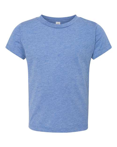 BELLA + CANVAS Toddler Triblend Tee - Blue Triblend
