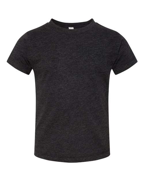 BELLA + CANVAS Toddler Triblend Tee - Charcoal Black Triblend