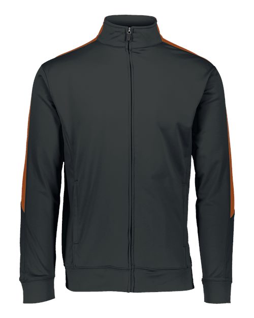 Augusta Sportswear Men's Medalist Jacket 2.0 - Black/ Orange