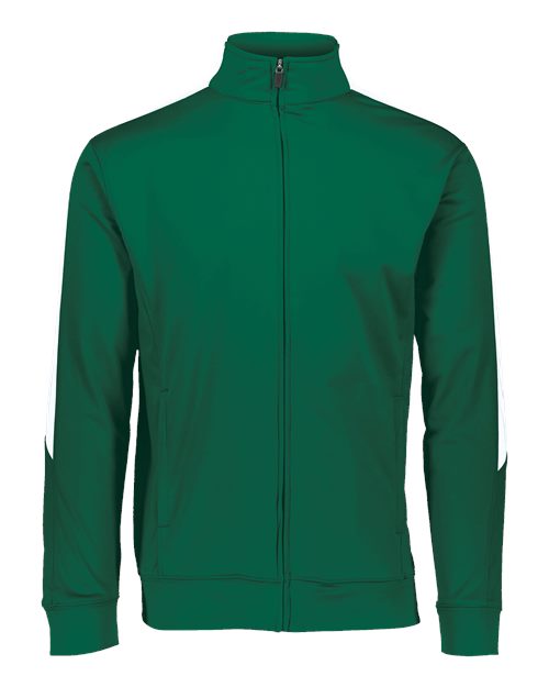 Augusta Sportswear Men's Medalist Jacket 2.0 - Dark Green/ White