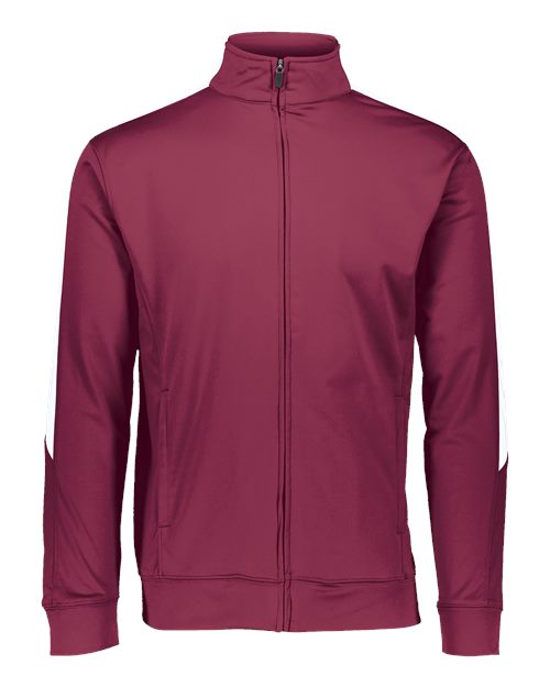 Augusta Sportswear Men's Medalist Jacket 2.0 - Maroon/ White