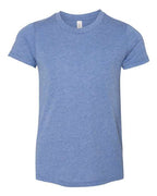 BELLA + CANVAS Youth Triblend Tee - Blue Triblend