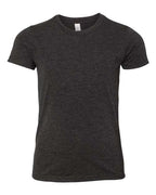 BELLA + CANVAS Youth Triblend Tee - Charcoal Black Triblend