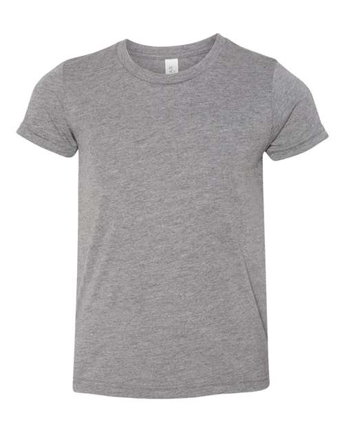 BELLA + CANVAS Youth Triblend Tee - Grey Triblend