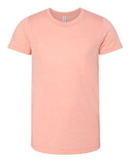 BELLA + CANVAS Youth Triblend Tee - Peach Triblend