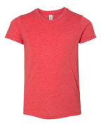 BELLA + CANVAS Youth Triblend Tee - Red Triblend