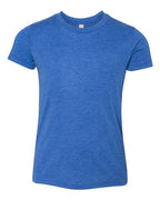 BELLA + CANVAS Youth Triblend Tee - True Royal Triblend