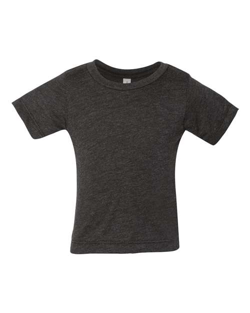 BELLA + CANVAS Infant Triblend Tee - Charcoal Black Triblend