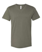 BELLA + CANVAS Unisex Jersey V-Neck Tee (Part 1 of 2) - Military Green