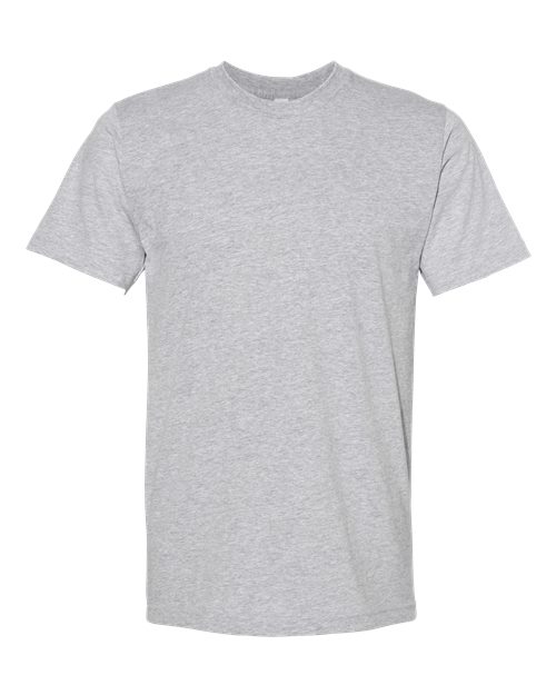 American Apparel Unisex Fine Jersey Tee (Part 2 of 3) - Heather Grey