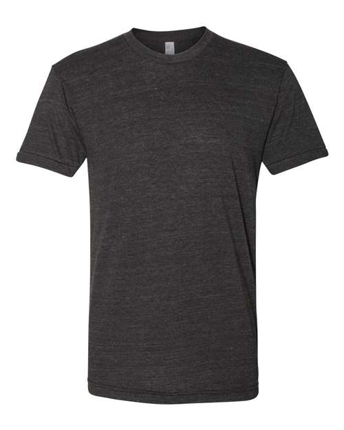 American Apparel Unisex USA-Made Triblend Track Tee - Tri-Black