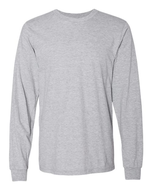 American Apparel Unisex Fine Jersey Long Sleeve Tee - Heather Grey