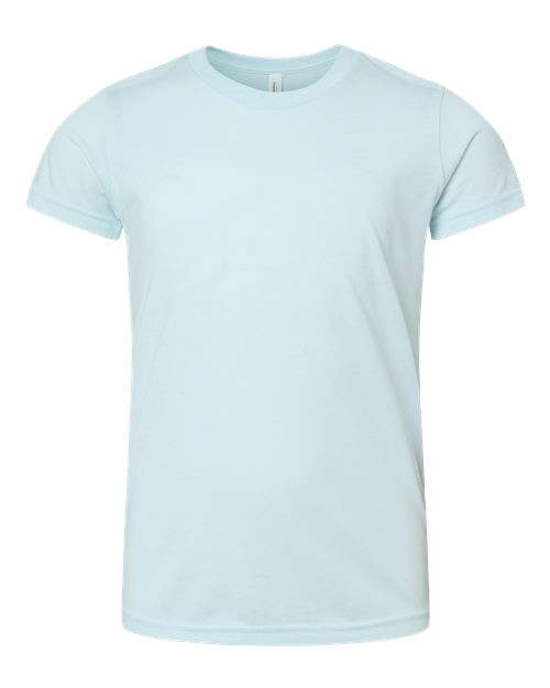 BELLA + CANVAS Youth Triblend Tee - Ice Blue Triblend