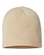 Atlantis Headwear Sustainable Beanie - Light Beige