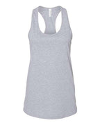 BELLA + CANVAS Women's Jersey Racerback Tank - Athletic Heather