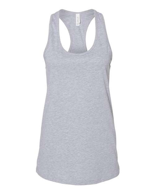 BELLA + CANVAS Women's Jersey Racerback Tank - Athletic Heather