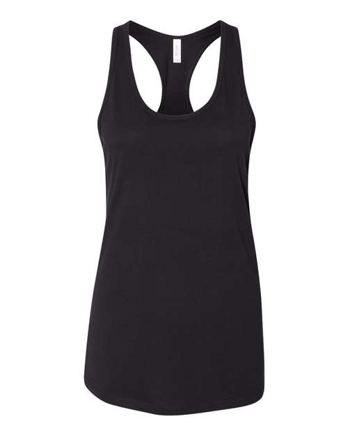 BELLA + CANVAS Women's Jersey Racerback Tank - Black