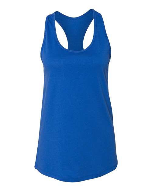 BELLA + CANVAS Women's Jersey Racerback Tank - True Royal
