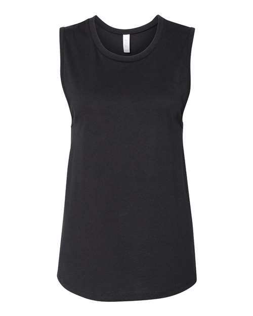 BELLA + CANVAS Women's Jersey Muscle Tank - Black