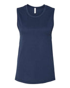 BELLA + CANVAS Women's Jersey Muscle Tank - Navy