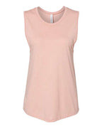 BELLA + CANVAS Women's Jersey Muscle Tank - Heather Peach