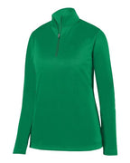 Augusta Sportswear Women's Wicking Fleece Quarter-Zip Pullover (Part 1 of 2) - Kelly