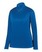 Augusta Sportswear Women's Wicking Fleece Quarter-Zip Pullover (Part 1 of 2) - Royal