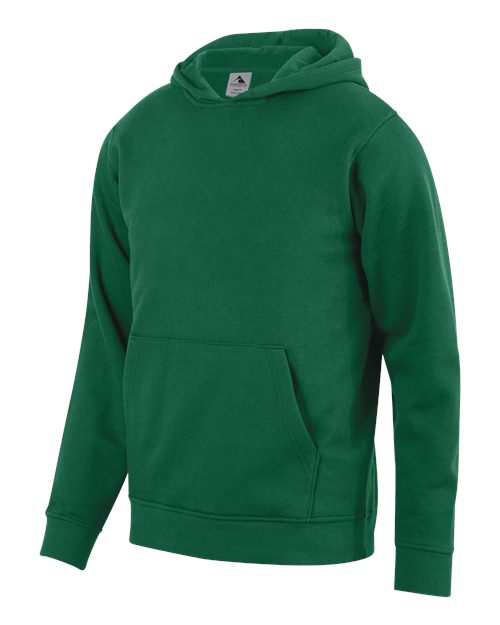 Augusta Sportswear Youth 60/40 Fleece Hooded Sweatshirt - Dark Green