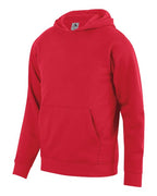 Augusta Sportswear Youth 60/40 Fleece Hooded Sweatshirt - Red