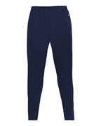 Badger Men's Unbrushed Polyester Trainer Pants - Navy
