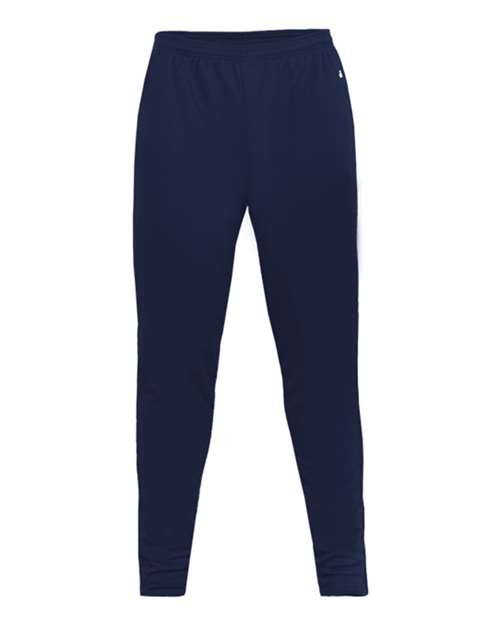 Badger Men's Unbrushed Polyester Trainer Pants - Navy