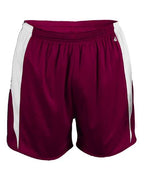 Alleson Athletic Youth Stride Shorts - Maroon/ White