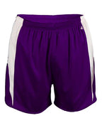 Alleson Athletic Youth Stride Shorts - Purple/ White