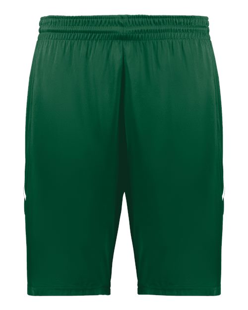 Augusta Sportswear Unisex Alley-Oop Reversible Shorts - Dark Green/ White